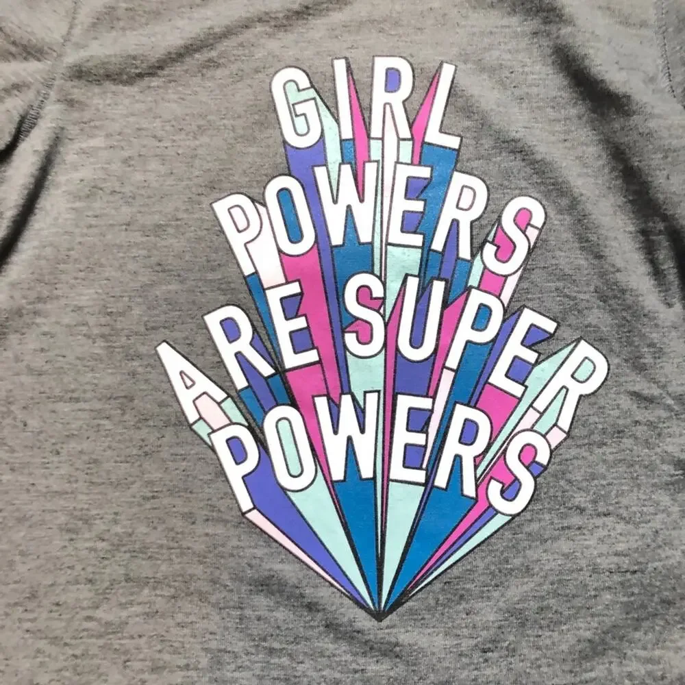 Old Navy Active Gray Girls Long Sleeve Sz 5 (XS)